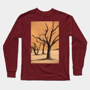 Namibia. Namib-Naukluft National Park. Deadvlei. Dead Trees. Dunes. Long Sleeve T-Shirt